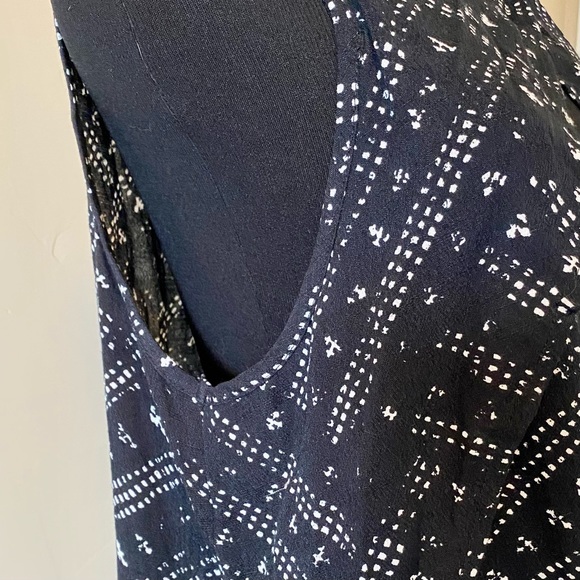 FREE PEOPLE NWT Crinkle Look Through Top in Black Combo Size Small - Picture 5 of 9